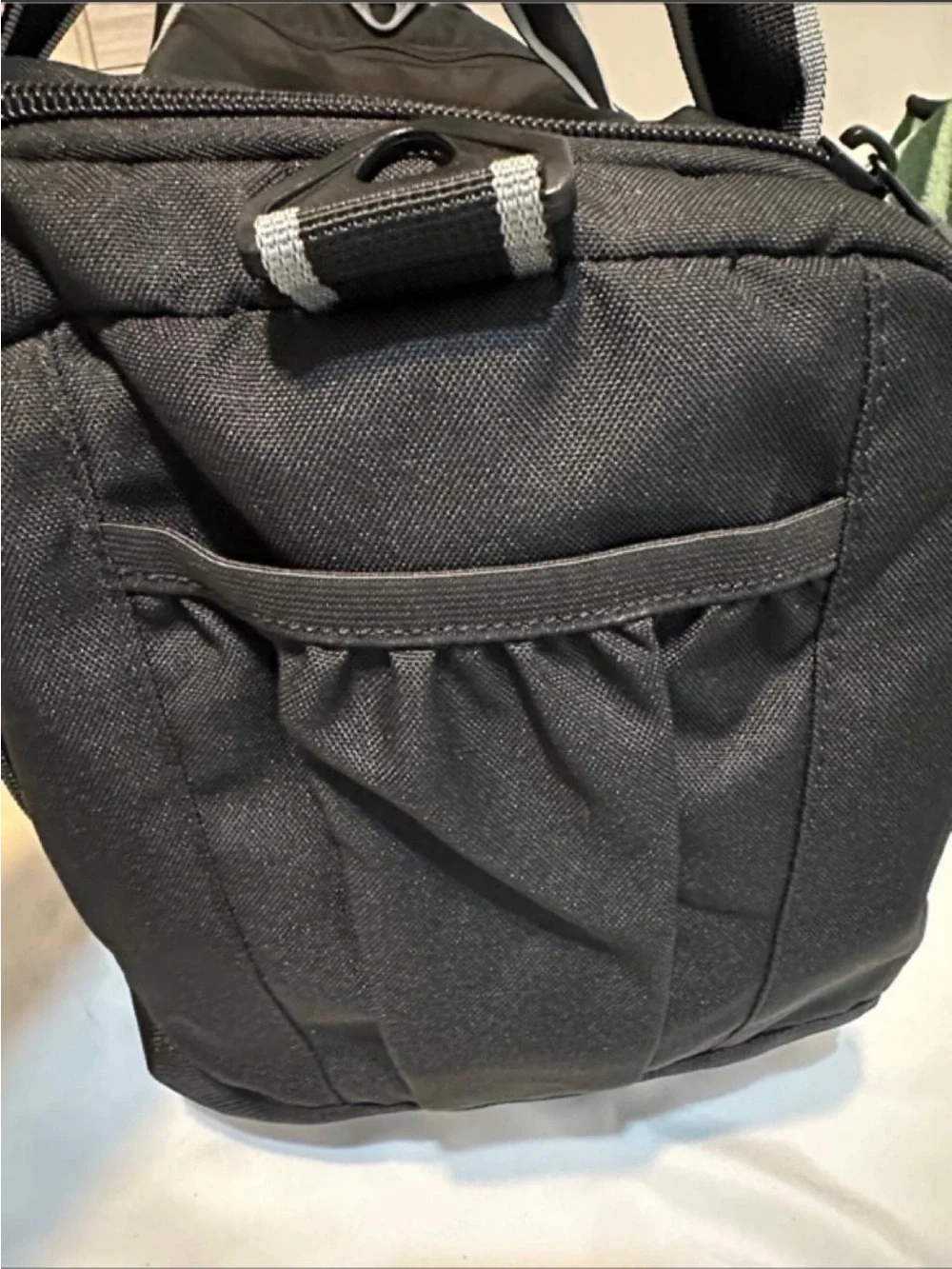Victorinox Black Duffel Bag with Reflective Accents